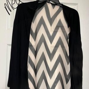 Black and tan cardigan